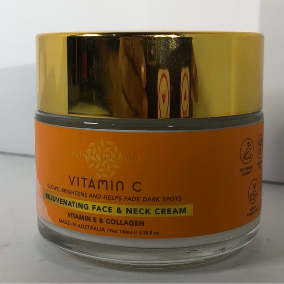 Natural Infusion Australia Vitamin C Rejuvenating Face & Neck Cream 3.38 fl oz - Picture 3 of 6